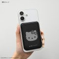 Japan Sanrio MagSafe Card Wallet - Hello Kitty : Gray - 5