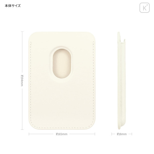 Japan Moomin MagSafe Card Wallet - Moomintroll : Daydreaming in Moomin Valley - 2