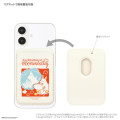 Japan Moomin MagSafe Card Wallet - Moomintroll : Daydreaming in Moomin Valley - 3