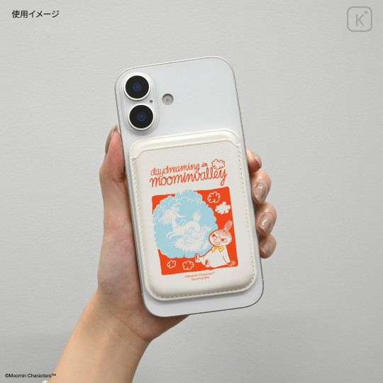 Japan Moomin MagSafe Card Wallet - Little My : Daydreaming in Moomin Valley - 5