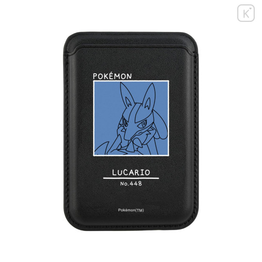 Japan Pokemon MagSafe Card Wallet - Lucario - 1