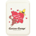 Japan Curious George MagSafe Card Wallet - Heart - 1