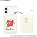 Japan Curious George MagSafe Card Wallet - Heart - 3