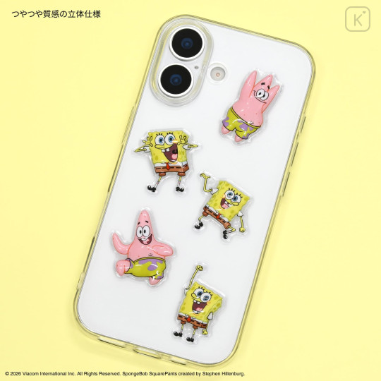 Japan SpongeBob SquarePants Bubble Pop Sticker - A - 4