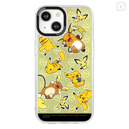 Japan Pokemon Camera Frame iPhone 15 / 14 / 13 Case - Yellow - 1