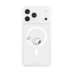 Japan Peanuts IIIIfit Plump Frame iPhone 18 Pro Max / 17 Pro Max Case with MagSafe - Snoopy : Clear
