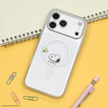 Japan Peanuts IIIIfit Plump Frame iPhone 18 Pro Max / 17 Pro Max Case with MagSafe - Snoopy : Clear - 6