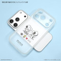 Japan Peanuts IIIIfit Plump Frame iPhone 18 Pro Max / 17 Pro Max Case - Snoopy : Clear - 2
