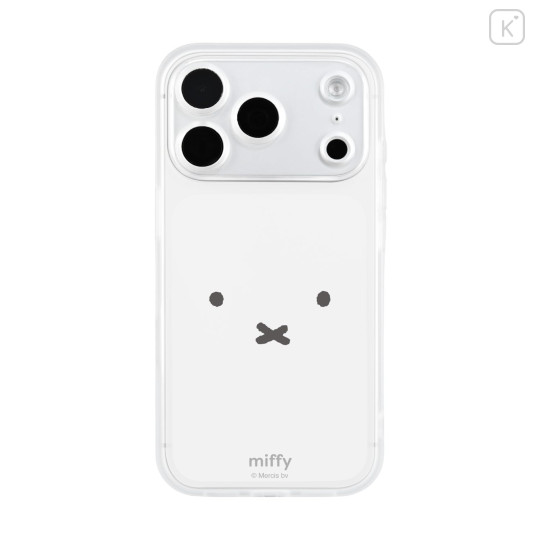 Japan Miffy IIIIfit Plump Frame iPhone 18 Pro / 17 Pro Case - Miffy : Face - 1
