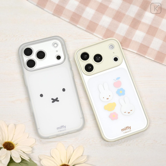 Japan Miffy IIIIfit Plump Frame iPhone 18 Pro / 17 Pro Case - Miffy : Pastel - 6
