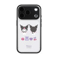 Japan Sanrio IIIIfit Plump Frame iPhone 18 Pro / 17 Pro Case - Kuromi - 1