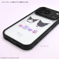 Japan Sanrio IIIIfit Plump Frame iPhone 18 Pro / 17 Pro Case - Kuromi - 3