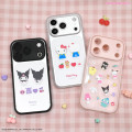 Japan Sanrio IIIIfit Plump Frame iPhone 18 Pro / 17 Pro Case - Kuromi - 6