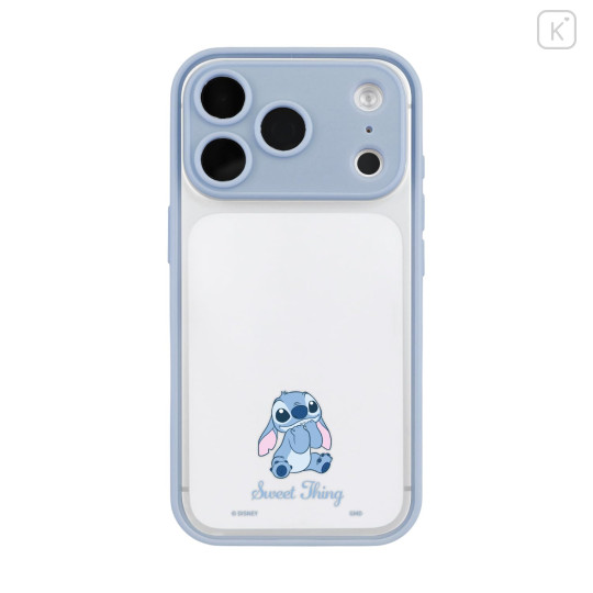 Japan Disney IIIIfit Plump Frame iPhone 18 Pro / 17 Pro Case - Stitch - 1