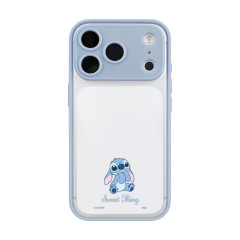 Japan Disney IIIIfit Plump Frame iPhone 18 Pro / 17 Pro Case - Stitch