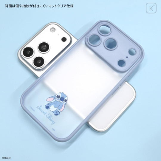 Japan Disney IIIIfit Plump Frame iPhone 18 Pro / 17 Pro Case - Stitch - 2