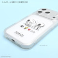 Japan Peanuts IIIIfit Plump Frame iPhone 18 Pro / 17 Pro Case - Snoopy : Clear - 3