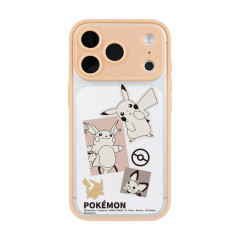 Japan Pokemon IIIIfit Plump Frame iPhone 18 Pro / 17 Pro Case - Pichu & Pikachu & Raichu