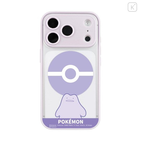 Japan Pokemon IIIIfit Plump Frame iPhone 18 Pro / 17 Pro Case with MagSafe - Ditto - 1