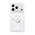 Japan Peanuts IIIIfit Plump Frame iPhone 18 Pro / 17 Pro Case with MagSafe - Snoopy : Clear - 1