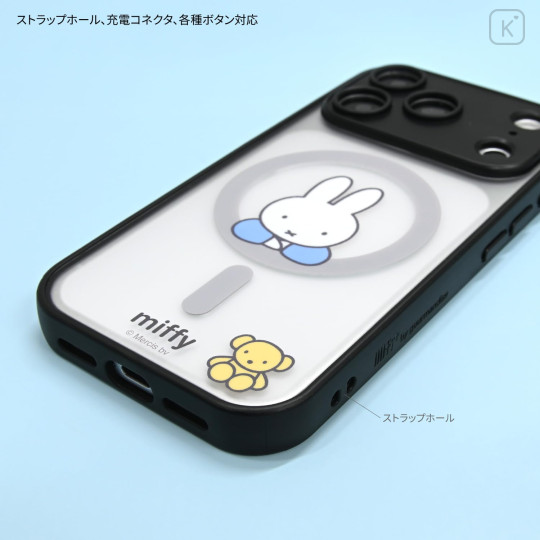 Japan Miffy IIIIfit Plump Frame iPhone 18 Pro / 17 Pro Case with MagSafe - Miffy - 3