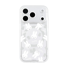 Japan Miffy IIIIfit Plump Frame iPhone 18 Pro / 17 Pro Case with MagSafe - Miffy : All-over
