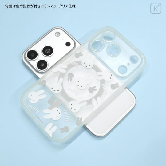 Japan Miffy IIIIfit Plump Frame iPhone 18 Pro / 17 Pro Case with MagSafe - Miffy : All-over - 2