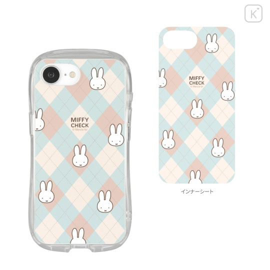 Japan Miffy Crystal Clear iPhone 17e / 16e Case - Miffy : Check - 2