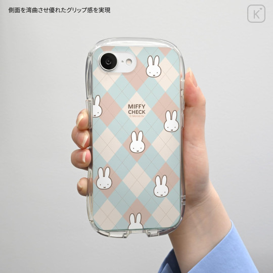 Japan Miffy Crystal Clear iPhone 17e / 16e Case - Miffy : Check - 6
