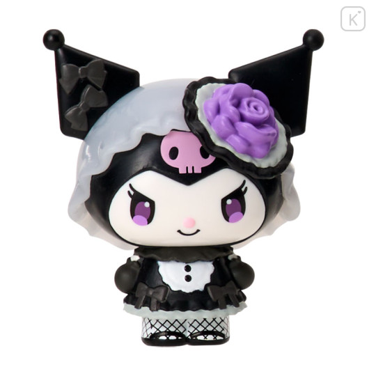 Japan Sanrio Original Secret Mascot - Kuromi & My Melody : All Black Kuromi Mode Blind Box - 2