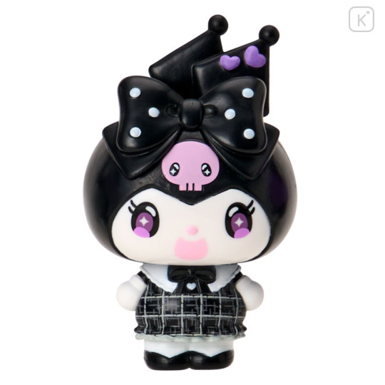 Japan Sanrio Original Secret Mascot - Kuromi & My Melody : All Black Kuromi Mode Blind Box - 3