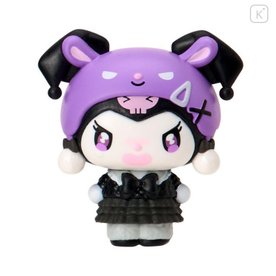 Japan Sanrio Original Secret Mascot - Kuromi & My Melody : All Black Kuromi Mode Blind Box - 4