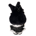 Japan Sanrio Original Mascot Holder - Kuromi : All Black Kuromi Mode Girly - 2