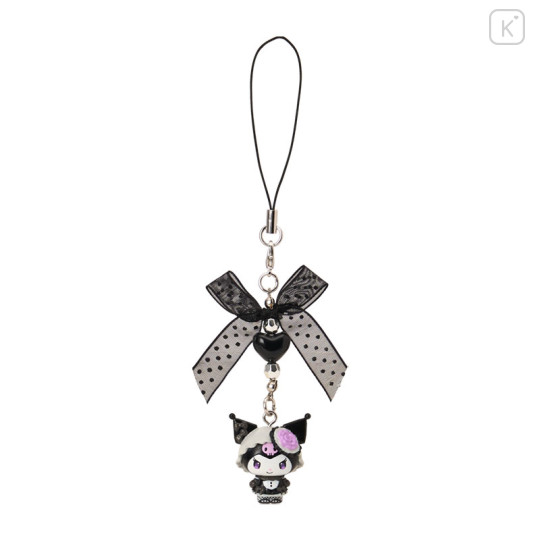 Japan Sanrio Original Strap - Kuromi : All Black Kuromi Mode Gothic - 1