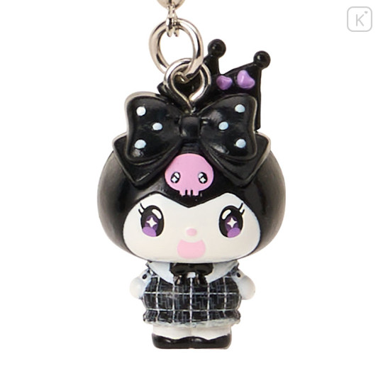 Japan Sanrio Original Strap - Kuromi : All Black Kuromi Mode Girly - 2
