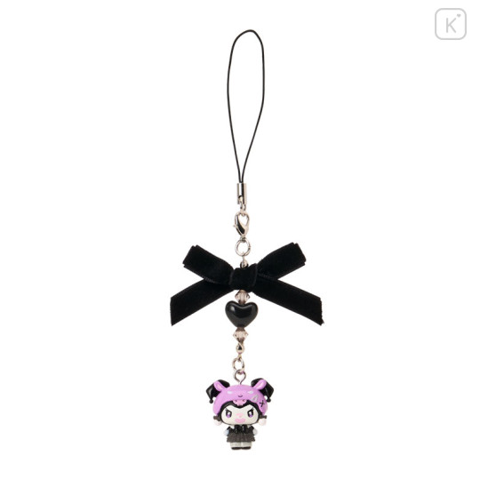 Japan Sanrio Original Strap - Kuromi : All Black Kuromi Mode Casual - 1