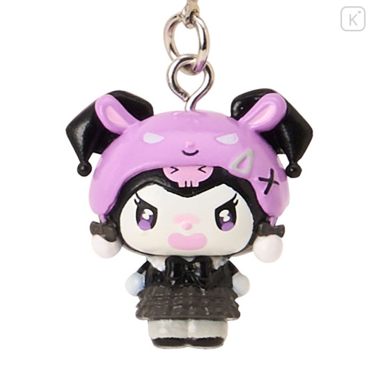 Japan Sanrio Original Strap - Kuromi : All Black Kuromi Mode Casual - 2
