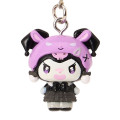 Japan Sanrio Original Strap - Kuromi : All Black Kuromi Mode Casual - 2