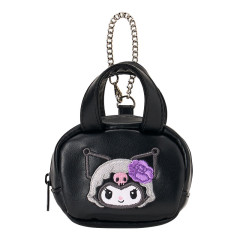 Japan Sanrio Original Mini Bag Charm - Kuromi : All Black Kuromi Mode Gothic