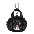 Japan Sanrio Original Mini Bag Charm - Kuromi : All Black Kuromi Mode Girly - 1