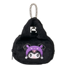 Japan Sanrio Original Mini Bag Charm - Kuromi : All Black Kuromi Mode Casual