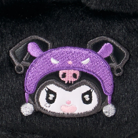Japan Sanrio Original Mini Bag Charm - Kuromi : All Black Kuromi Mode Casual - 2