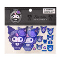 Japan Sanrio Original Sticker Set - Kuromi : All Black Kuromi Mode Gothic - 1