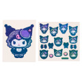 Japan Sanrio Original Sticker Set - Kuromi : All Black Kuromi Mode Gothic - 2