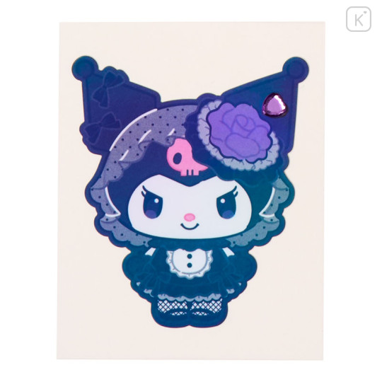 Japan Sanrio Original Sticker Set - Kuromi : All Black Kuromi Mode Gothic - 3