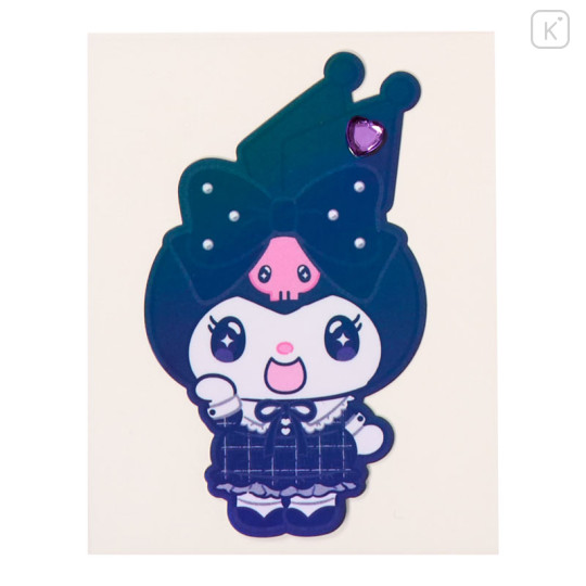 Japan Sanrio Original Sticker Set - Kuromi : All Black Kuromi Mode Girly - 3