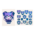 Japan Sanrio Original Sticker Set - Kuromi : All Black Kuromi Mode Casual - 2