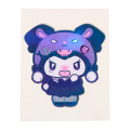 Japan Sanrio Original Sticker Set - Kuromi : All Black Kuromi Mode Casual - 3