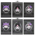 Japan Sanrio Original Binder - Kuromi : All Black Kuromi Mode - 4