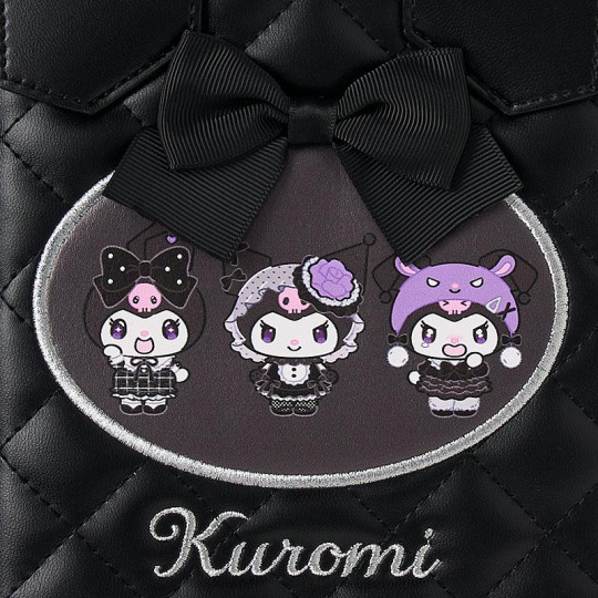 Japan Sanrio Original Binder - Kuromi : All Black Kuromi Mode - 5
